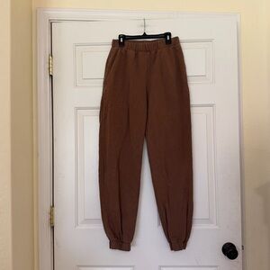 Brandy Melville John Galt  Brown Jogger Pants Joggers Sweatpants